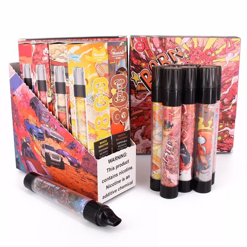 800 Puffs Monster Shine Disposable Vape Pen with LED Light Vape