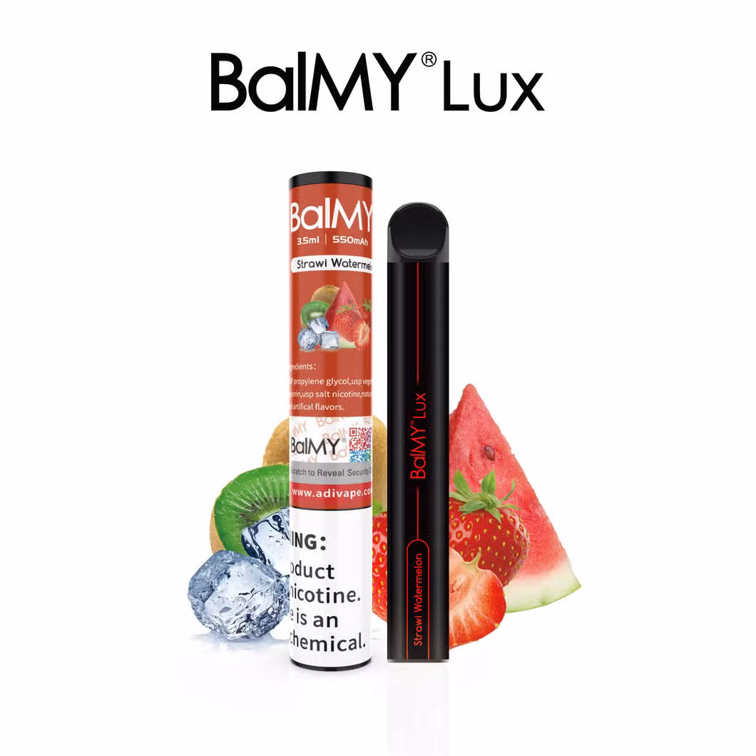 Fruity E-CIGS Manufacturer 2021 Best Selling Balmy Lux 1.6 Ohm Pods Vape Disposable Cartridge