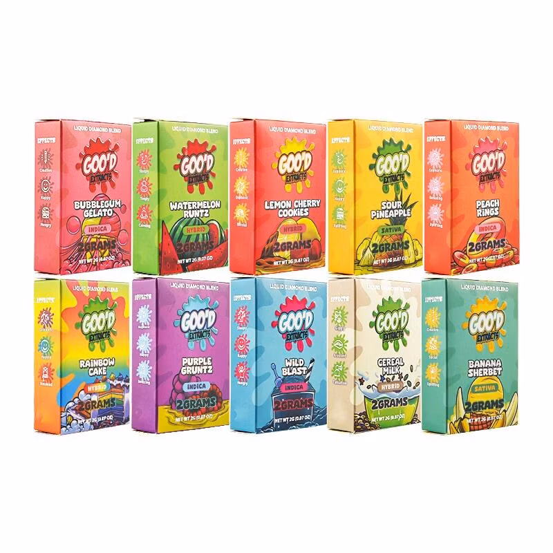 USA Supplier 380mAh 2 Gram Empty Pod Goo&prime;d Extractss Vape Pen 2000mg Thick Oil Atomizer 2g Disposable Smoking Pod