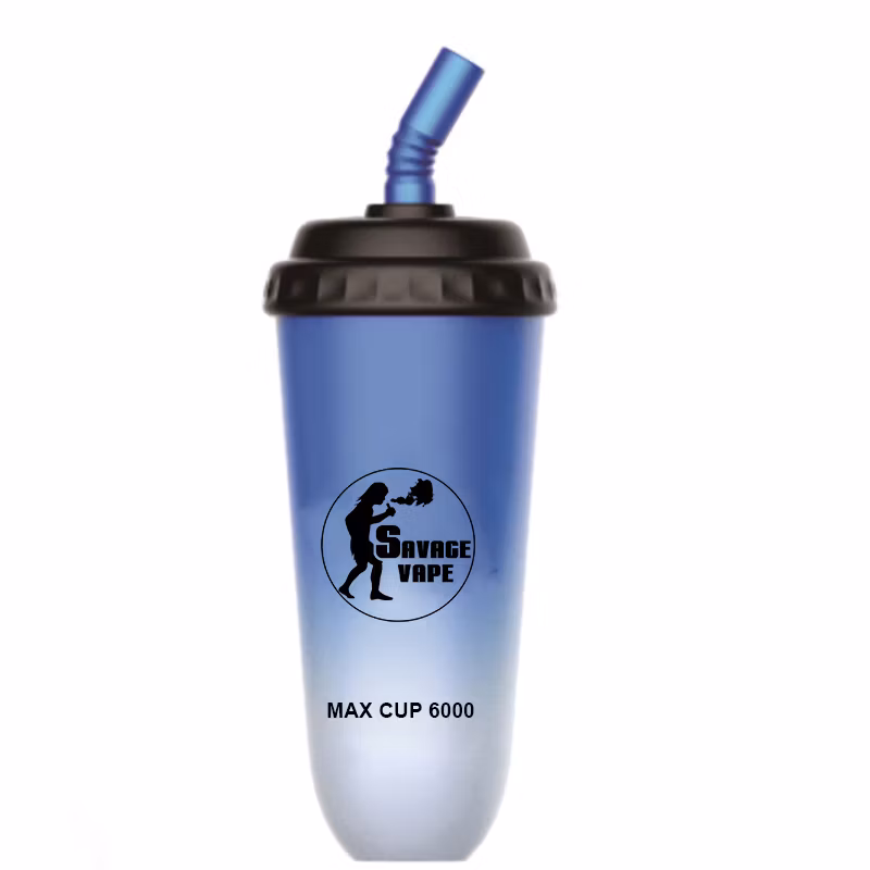 New Design Savage Max Cup 6000 Puff 5000 Disposable Vape Electronic Cigarette with 600mAh Rechargeable Battery 16ml Prefilled Cart Pod Shipped Within 24 Hours