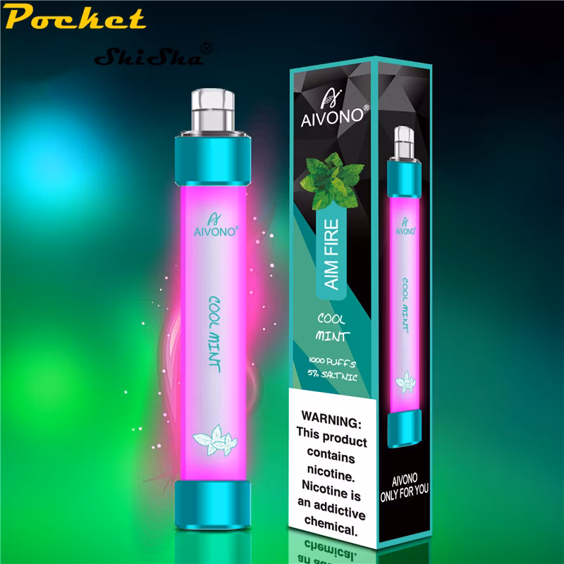 in Stock Rechargeable 4ml of E-Liquid Disposable Vape Pen Aim Fire with 1000 Puffs