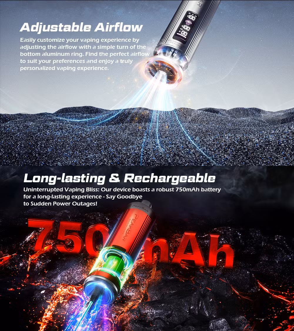 Wholesale Free 1ml Disposable 18000 Puff Mesh Rechargeable Battery Electric Cigarette Custom Vaporizer LED E Shisha Vape Pen
