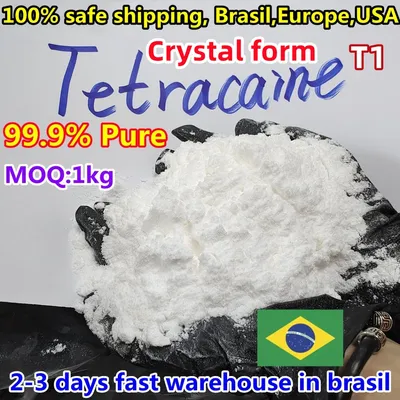 Europa Brasile mercati 100% trasporto sicuro, >99% Tetracaina HCl pura polvere Tetracaina Hydrochlorida em po Tetra Hydrochloride Polvo CAS 136-47-0