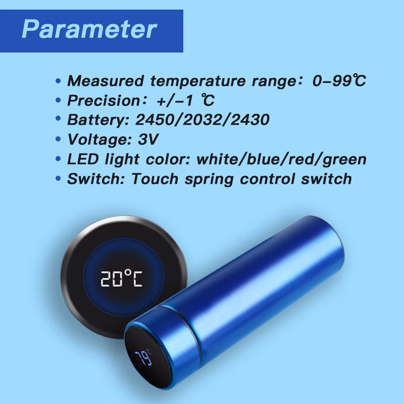 Thermos Mug Display Temperature Multi-Touch Travel Mug Insulated Cup PCB Circuit Board PCBA Design Manufacturer