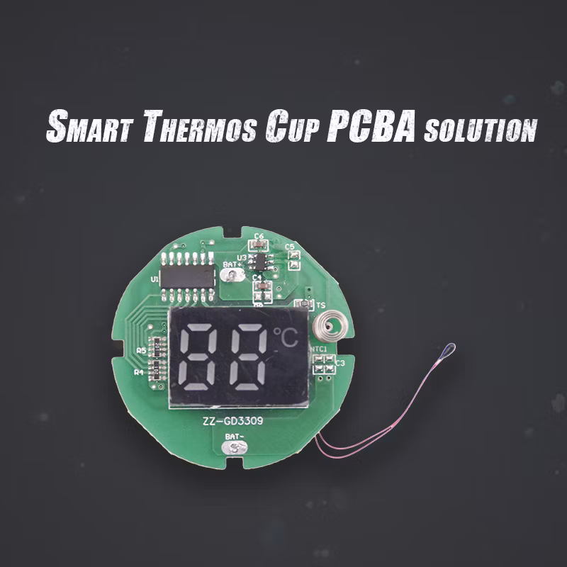 Thermos Mug Display Temperature Multi-Touch Travel Mug Insulated Cup PCB Circuit Board PCBA Design Manufacturer