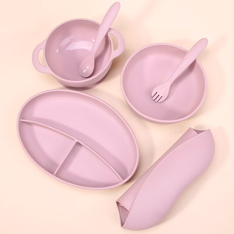 Factory Kid Children Table Mat Non Slip Heat Resistant Easy Cleaning Quick Dry Reusable Waterproof Set Gift Silicone Placemats