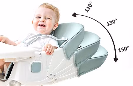 Cute Practical Kids Feeding Chair Indoor Dining Baby High Chair for Feeding