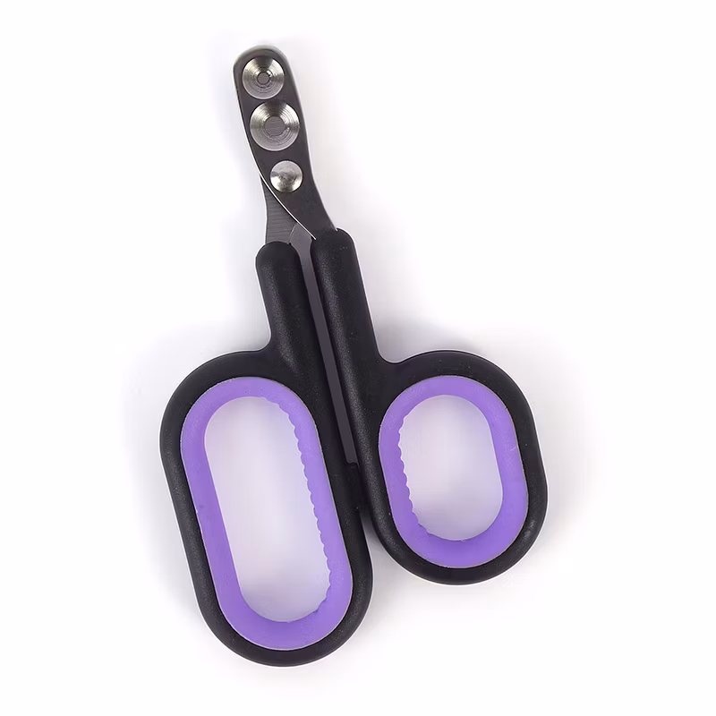 Factory Wholesale Stainless Steel Pet Nail Cutter Dog Cat Nail Clipper with File Pet Scissor