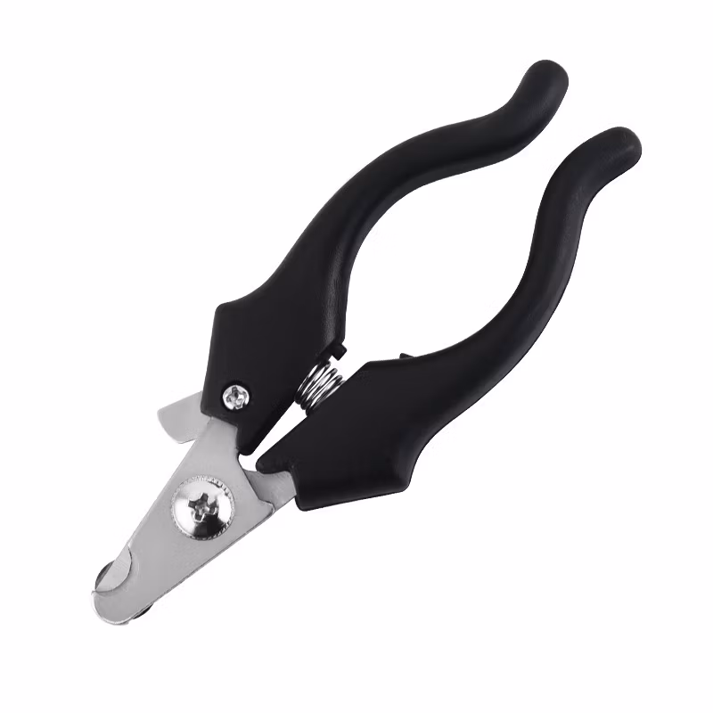 Factory Wholesale Stainless Steel Pet Nail Cutter Dog Cat Nail Clipper with File Pet Scissor