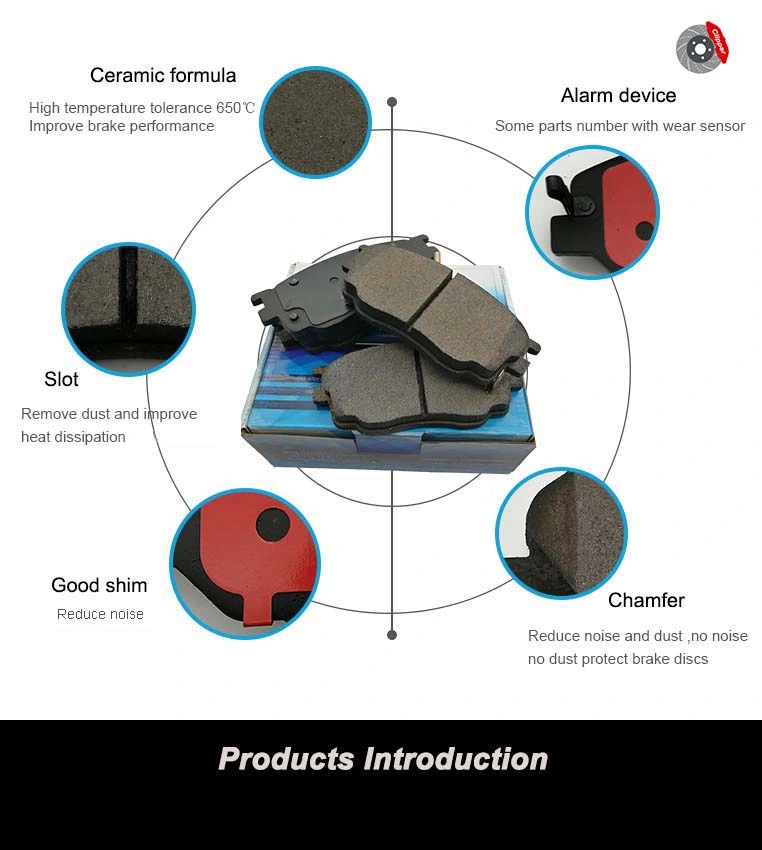 Ceramic Brake Pads Excellent Quality Manufacturer Durable Quiet Dust Free D1449 for Jaguar Xf Xj Xk