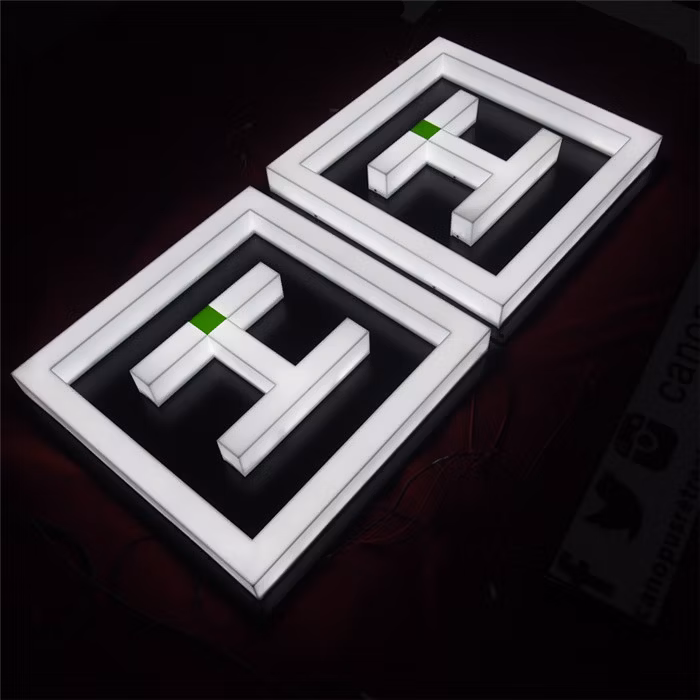 Channel Letters 3D Shop Sign Indoor Illuminated Building Custom Store Front Signs Logo Outdoor Store Front Sign