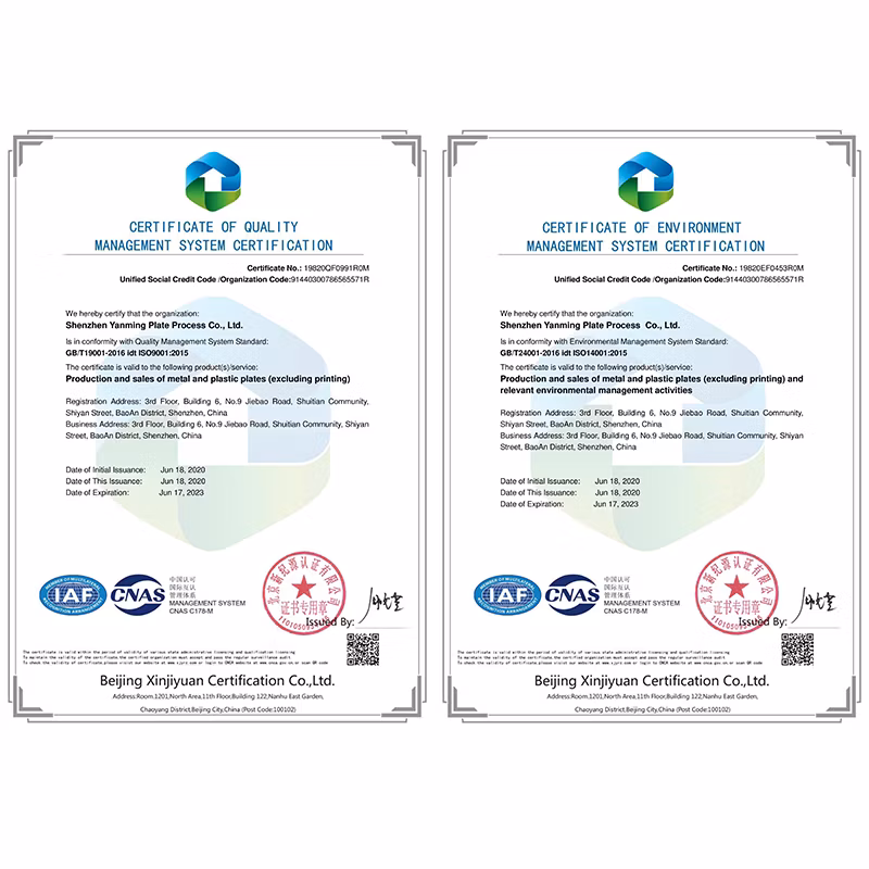 Manufacturer Supplies Brushed Stainless Steel Sheets, Mirror Stainless Steel Business Cards, Silk Screen Printing, Coloring, Logo Nameplates, Metal Printing