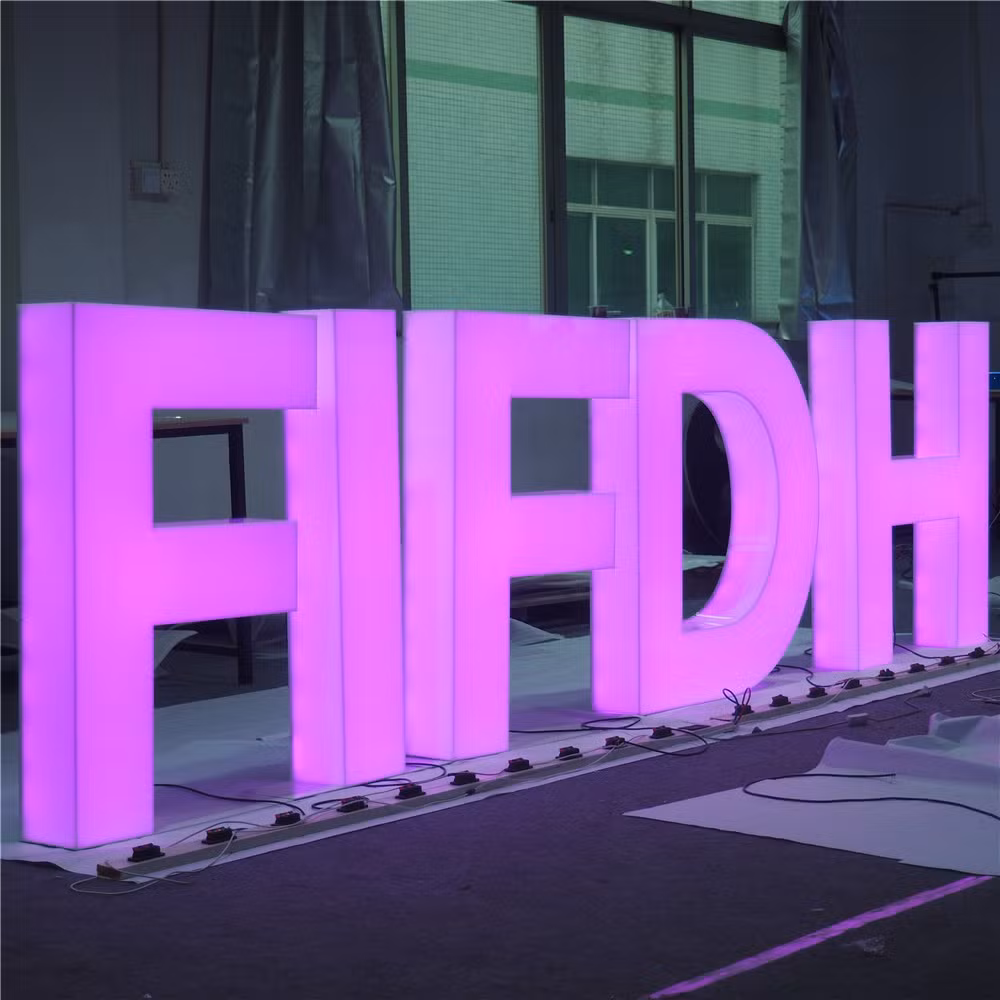 Channel Letters 3D Shop Sign Indoor Illuminated Building Custom Store Front Signs Logo Outdoor Store Front Sign