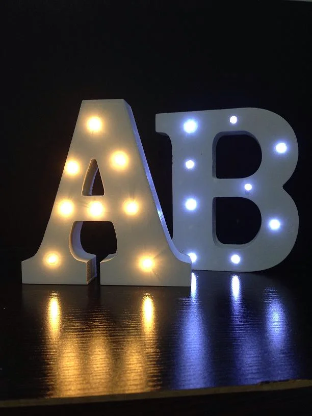 Sign LED Letter a-Z Vintage Marquee Alphabet Letter