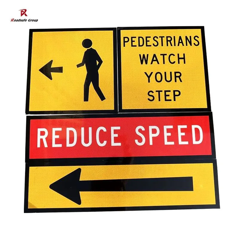 Beijing 20 Years Factory Customized Road Construction Informative Aluminum Traffic Reflective Warning Sign Board