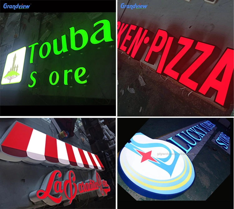 Custom Aluminum Sign Channel Letter for Wall Business Logo Sign Maker Wall Hanging LED Hotel Outdoor Aluminum Sign