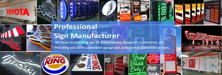 Custom Store LED Signs Lobby Signage Wall Mounted Logo Sign Stainless Steel Acrylic LED 3D Backlit Letter Sign