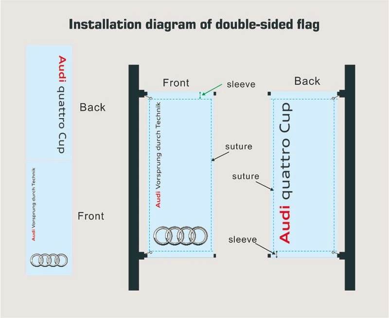 Metal Street Light Pole Advertising Sign Arm (BT-T)