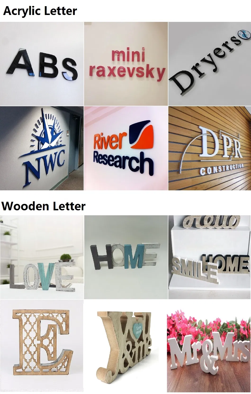 Brass Brushed Metal Letters 3D Shop Signboard Interior Exterior Decoration Nonluminous Sign