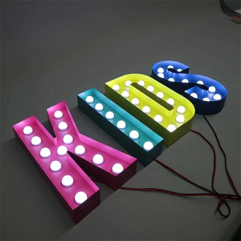 Best Price Waterproof 3D LED Letters Stainless Steel Edge Marquee Light