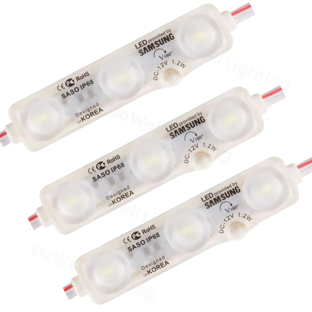 Customizable Pure White 3 LEDs 2835 SMD LED Light Module for Outdoor Sign Letters