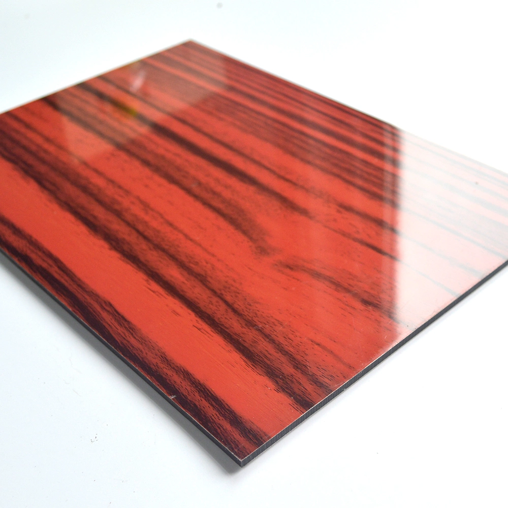 3mm 4mm Wood Color Interior Decoration Auminum Composite Panel PE Coated Decoration Panel for Signage, Advertising and Lettering