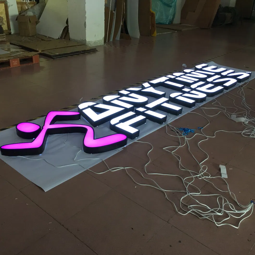 Outdoor Used White Acrylic 3D Advertising LED Channel Letter Sign