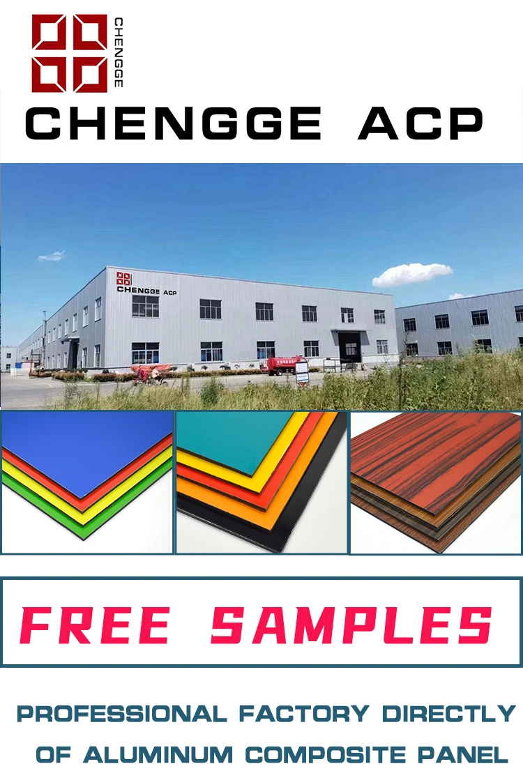 3mm 4mm Wood Color Interior Decoration Auminum Composite Panel PE Coated Decoration Panel for Signage, Advertising and Lettering