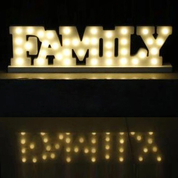 Battery Operated LED Marquee Letters Light Fairground Alphabet Letters