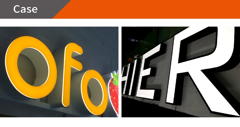 Front Lit 3D Metal Channel Letter LED Stainless Steel Letter Display