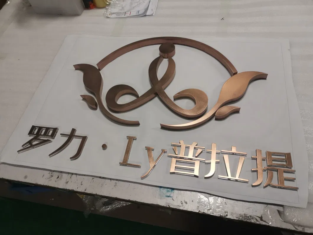 Mirror Finished Metal Steel Sign Letter 3D Stainless Steel Sign Letters