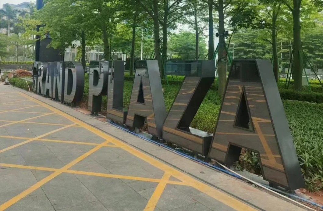 Infinite Tunnel LED Letter Sign Board Outdoor 3D LED Big Letters