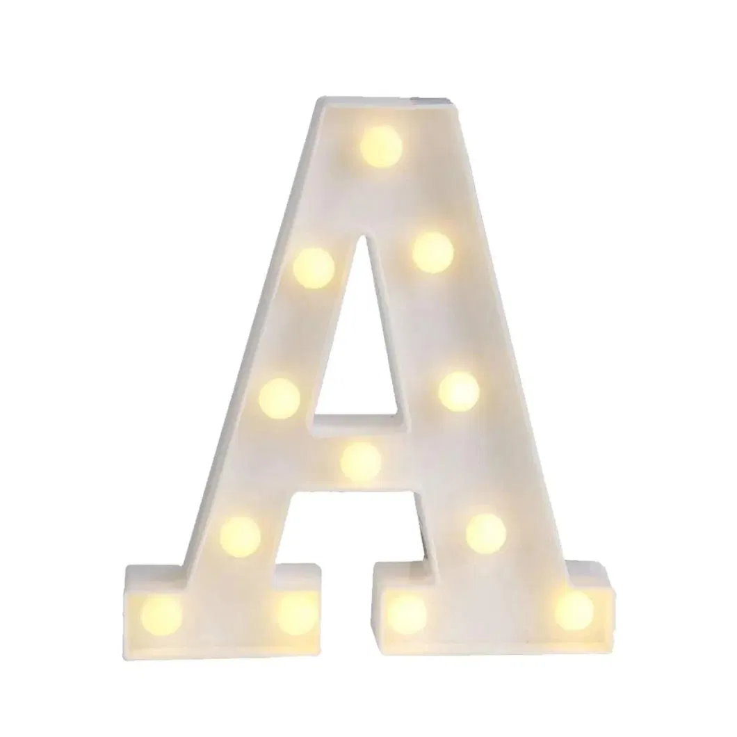 Home Decoration Party Mini Decoration Number Marquee Letters LED Light