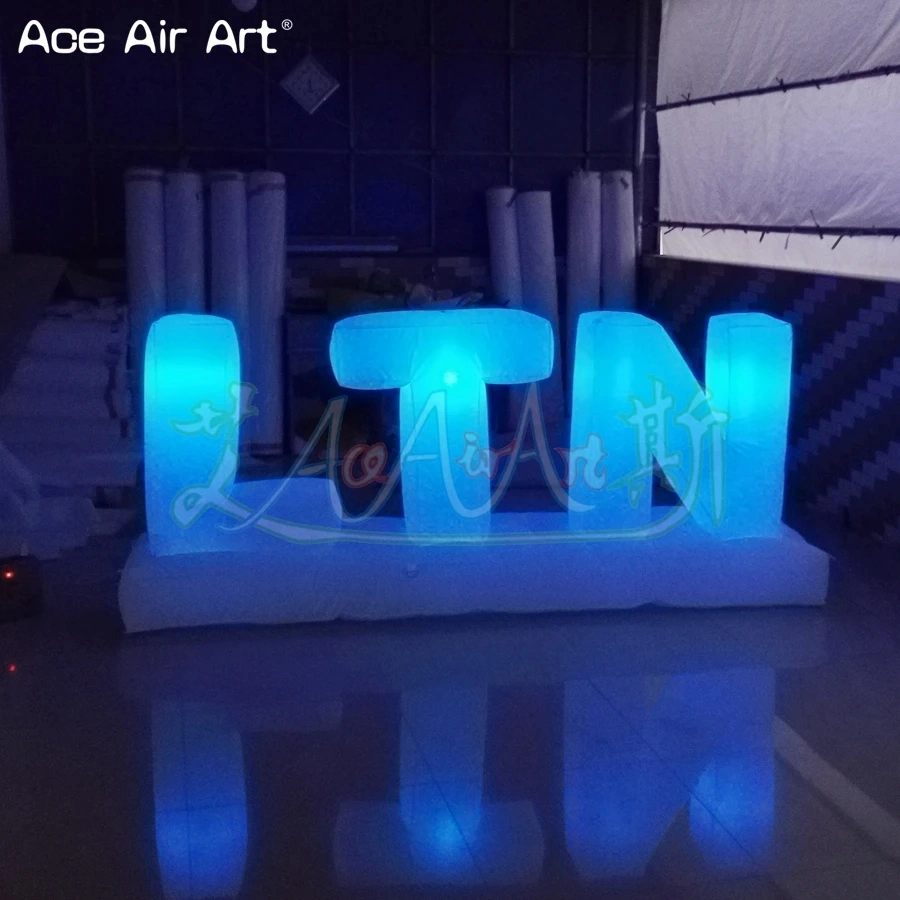 Customization LED Letter with LED Lights Birthday Party Decoration Inflatable English Letters