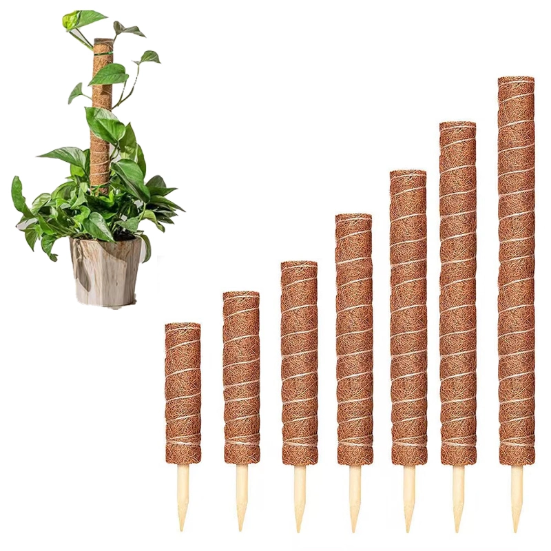 Bendable Plant Sticks Support Stakes for Indoor/Outdoor Plants Moss Pole for Climbing Plants