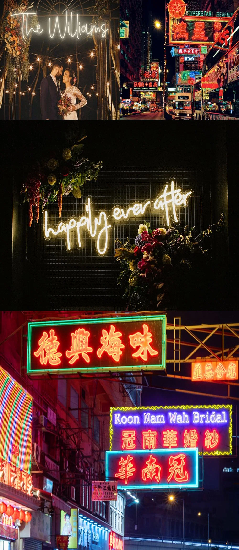 Wholesale Custom Neon Sign China Letter LED Light Strip Neon Night Lights