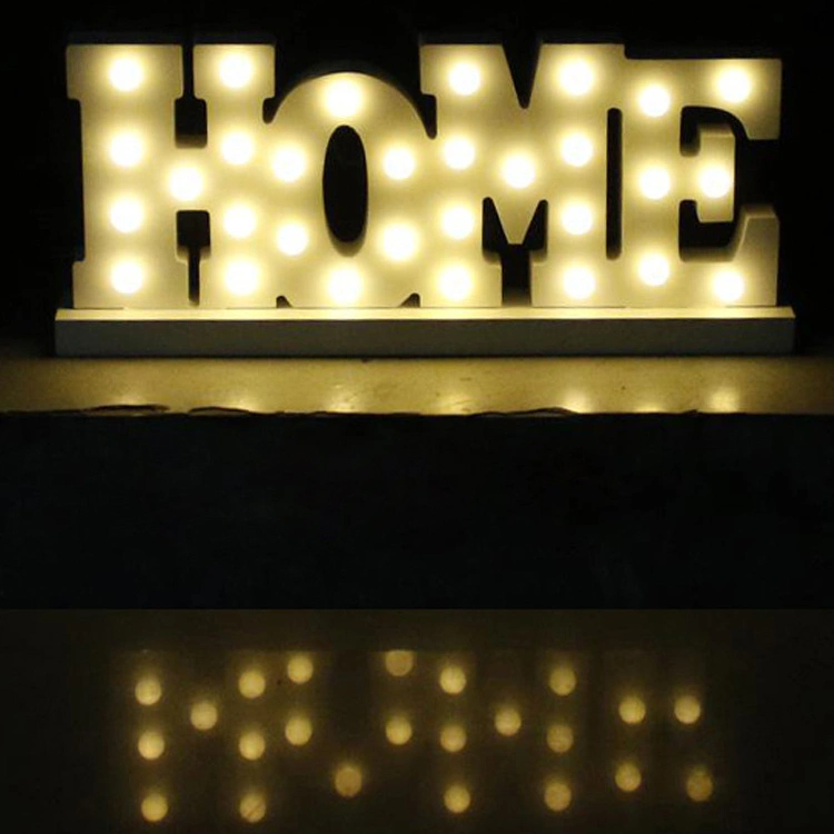 Battery Operated LED Marquee Letters Light Fairground Alphabet Letters