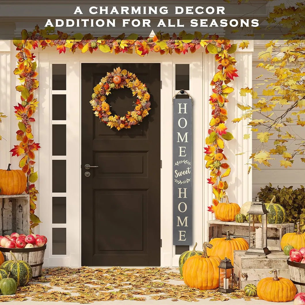 Welcome Sign for Front Porch Rustic Fall Porch Decor