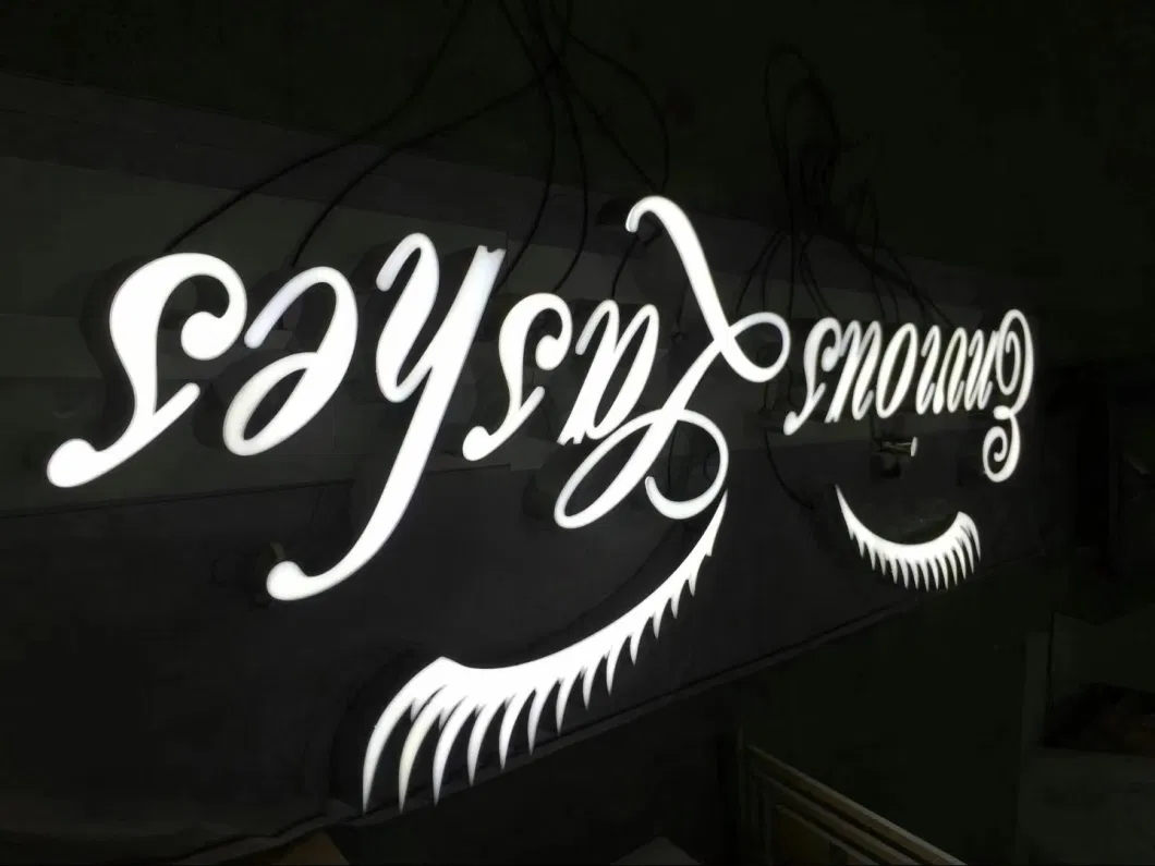 Face-Lit Advertising Stainless Steel Channel Letter LED Channel Letter Luminous Signage