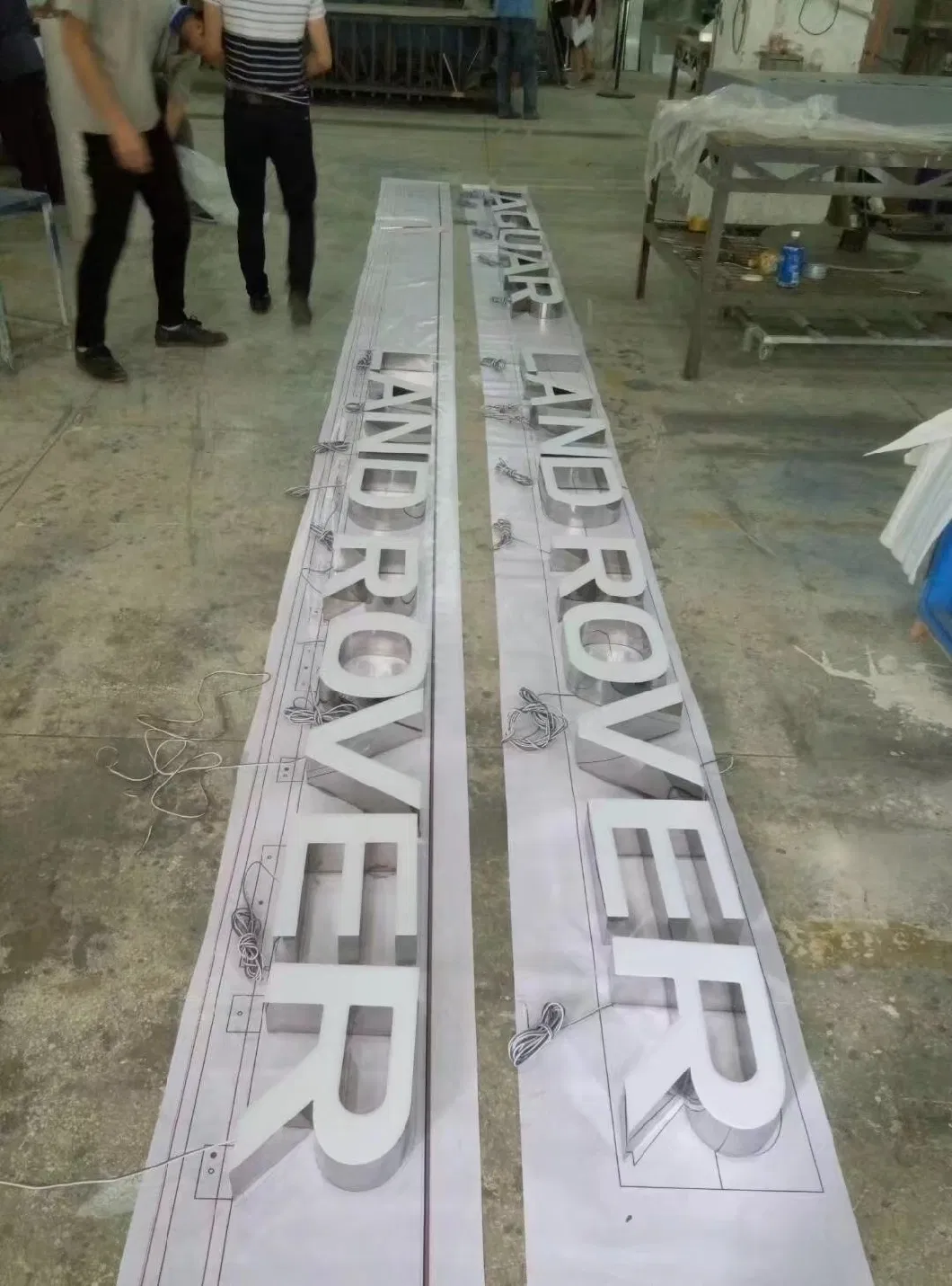 Face-Lit Advertising Stainless Steel Channel Letter LED Channel Letter Luminous Signage