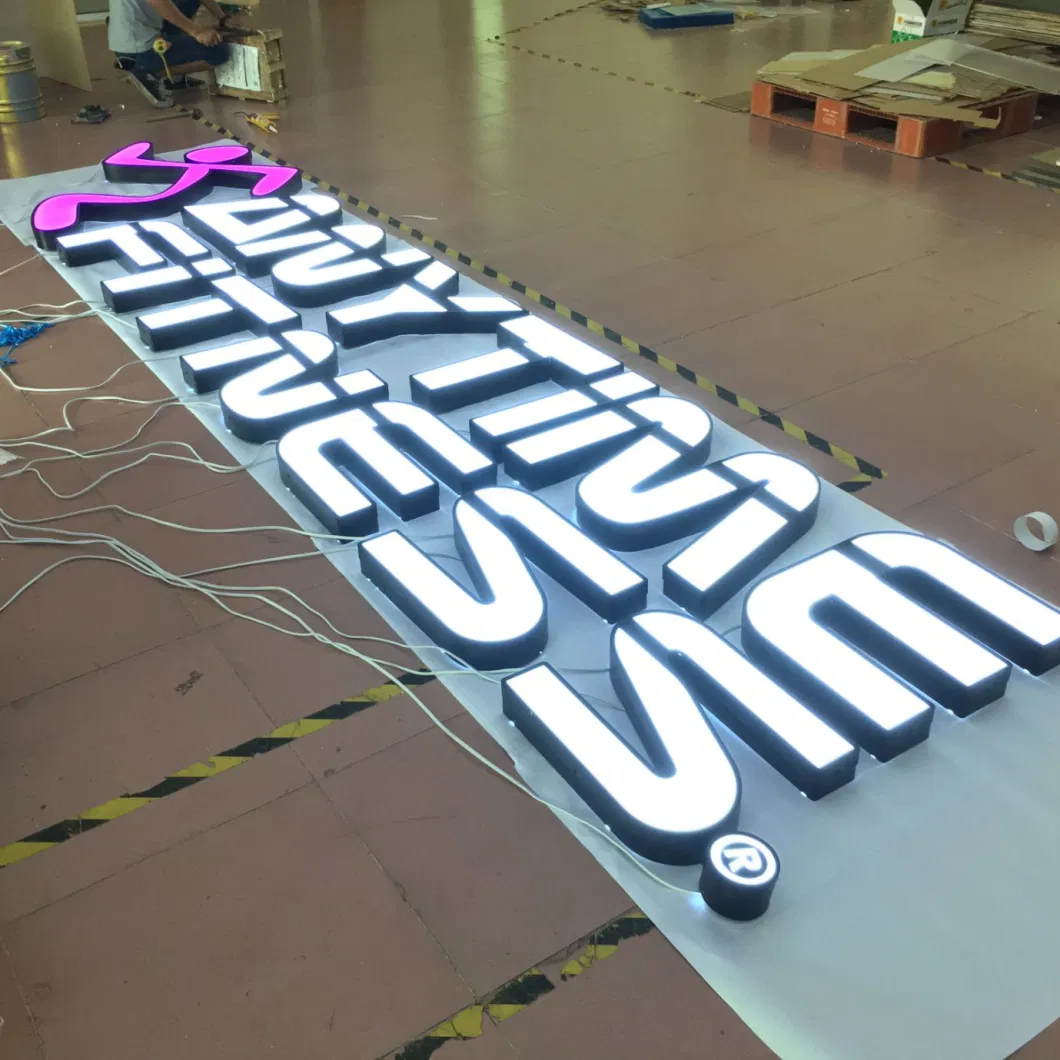 Outdoor Used White Acrylic 3D Advertising LED Channel Letter Sign