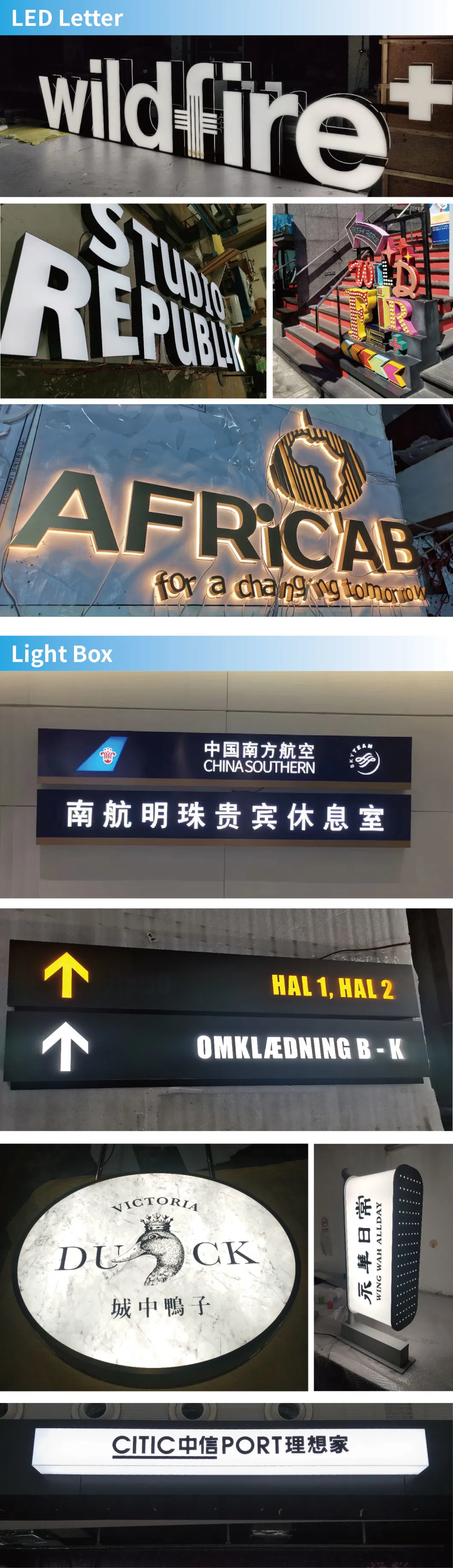 Infinite Tunnel LED Letter Sign Board Outdoor 3D LED Big Letters