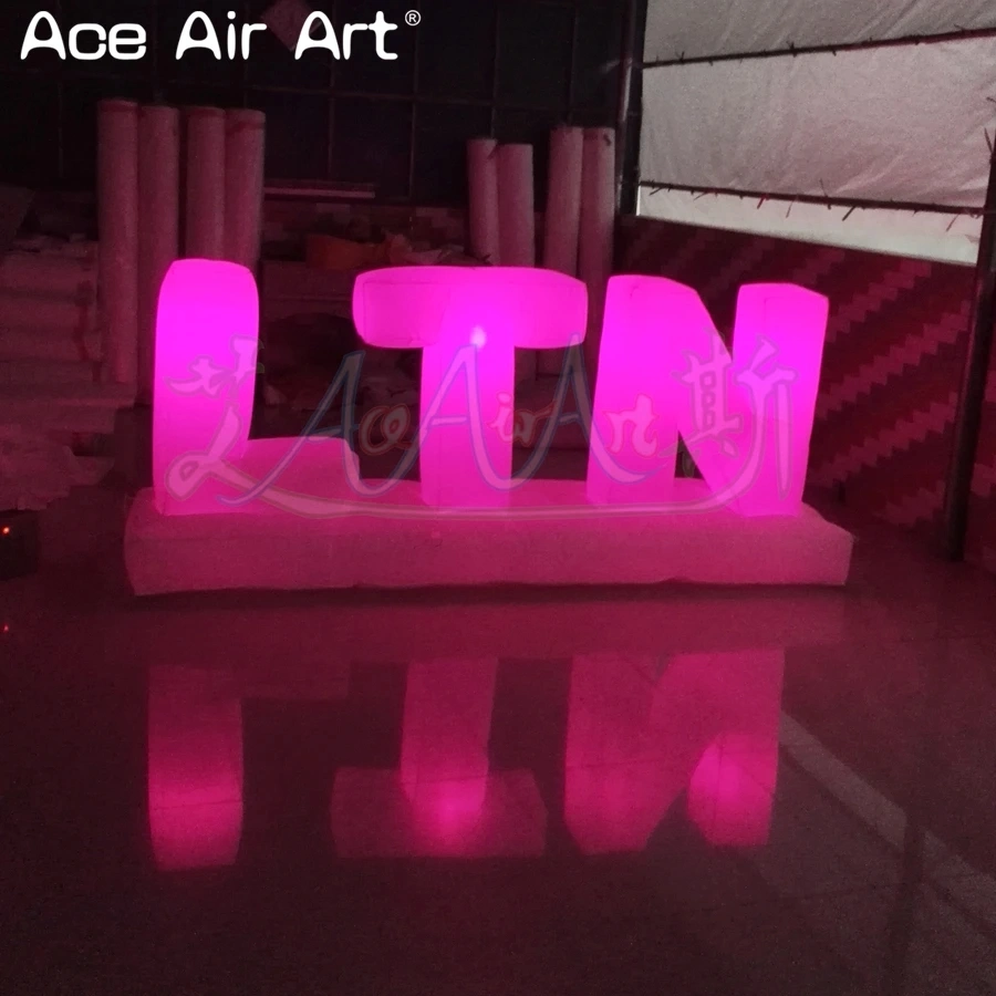 Customization LED Letter with LED Lights Birthday Party Decoration Inflatable English Letters