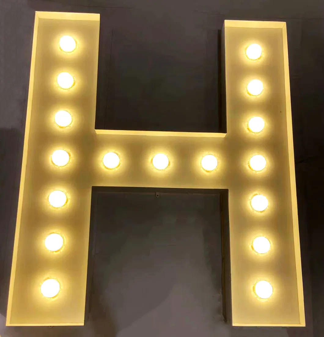 Acrylic 3D Thermformed LED Halo Illuminated Channel Letter Signs