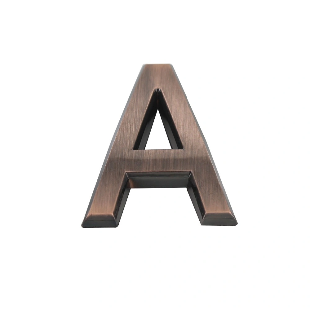 Custom Made Bronze Carving Word Letter Hotel Number Sign Letter- 0126