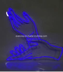 Romantic Flex LED Custom Made Neon Sign for Wedding Home Event Decor Backdrop or Gift /Wedding Neon Design/Custom Finger Neon