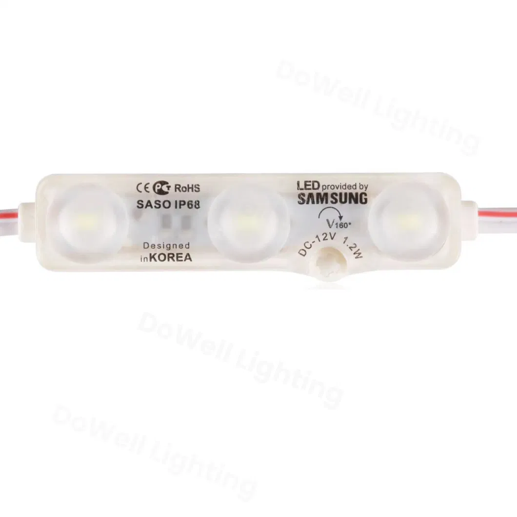 Customizable Pure White 3 LEDs 2835 SMD LED Light Module for Outdoor Sign Letters