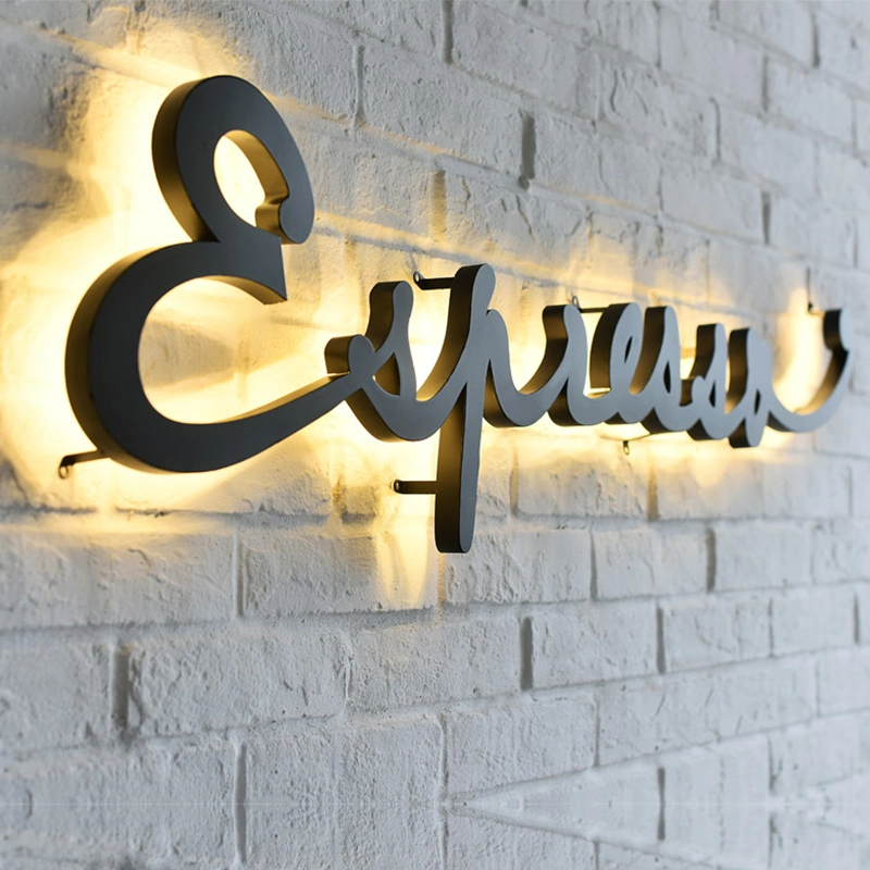 3D LED Light Backlit Sign Custom Logo Outdoor Illuminated Logo Signage Channel Letter