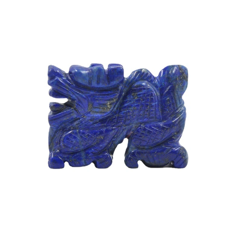 Semi Precious Gemstone The Twelve Chinese Zodiac Signs Dragon Carving Decoration