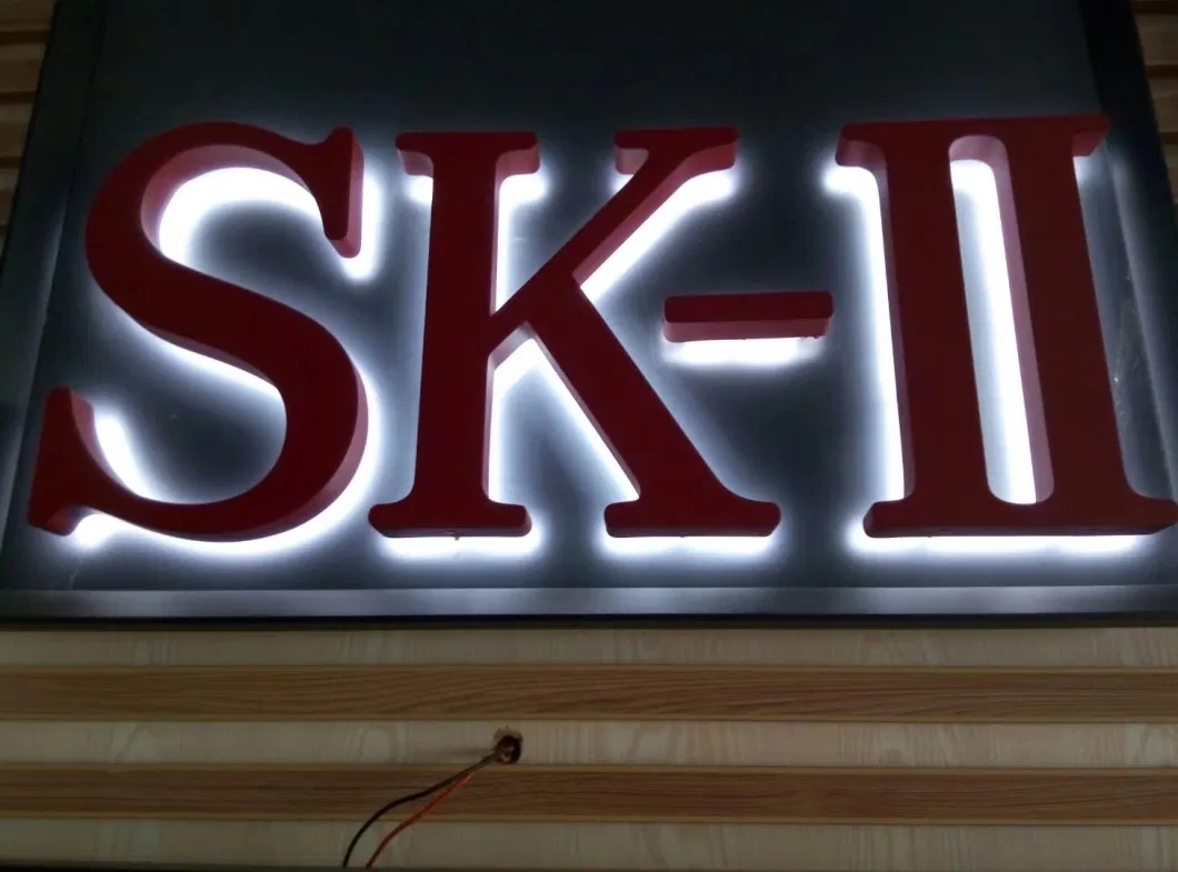 3D Customized Illuminated LED Backlit Channel Letters Advertising Signs for Retail Display